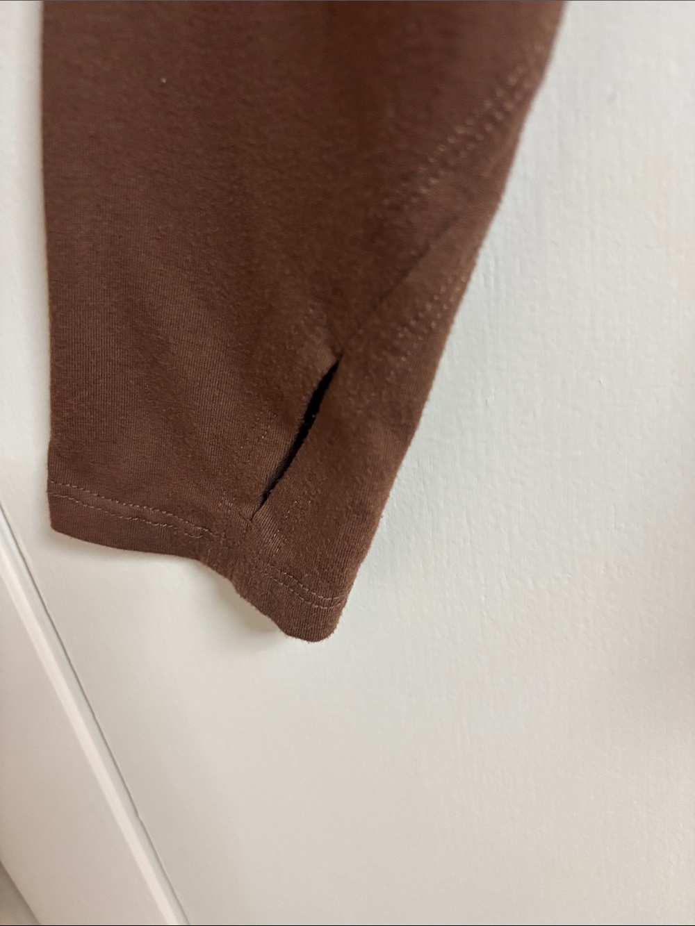 Women’s FreeFly Long Sleeve Crewneck Bamboo Shirt in Brown XS - Picture 4 of 6